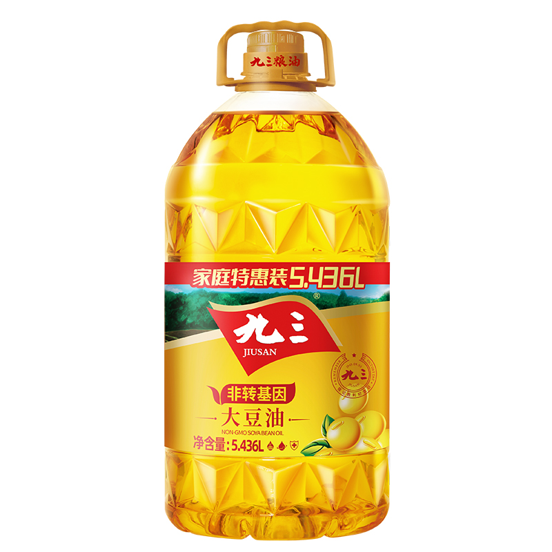 九三非转基因一级大豆油5.436L*2（两桶装） - 图3