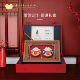 Huishan clay figurine photo frame hand-painted clay sculpture ornaments creative gift