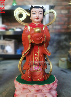 善财童子佛像摆件观音菩萨护法