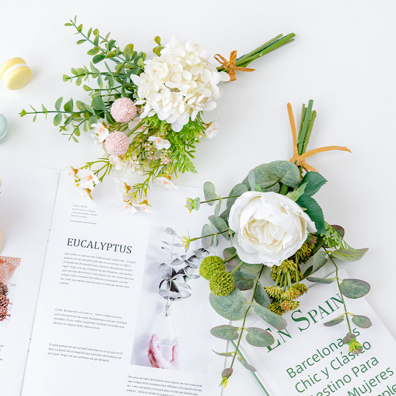 RoomTour小花束装饰花卉仿真花高档假花摆设客厅摆件餐桌插花摆花,淘宝优惠券,粉丝福利购,淘宝优惠卷