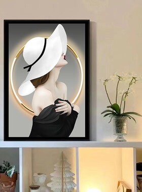 简约轻奢北欧美女装饰画