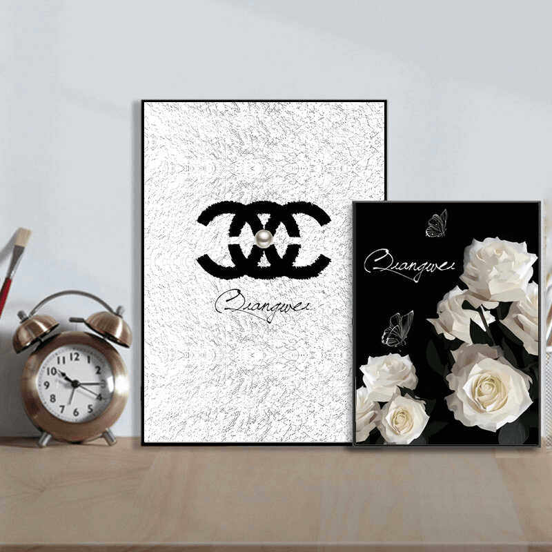 ins风高级感斗柜轻奢客厅入门玄关沙发摆挂画桌面摆台艺术装饰画,淘宝优惠券,粉丝福利购,淘宝优惠卷