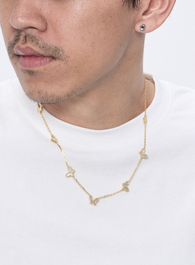 oarism异型老鹰蝴蝶贝母项链