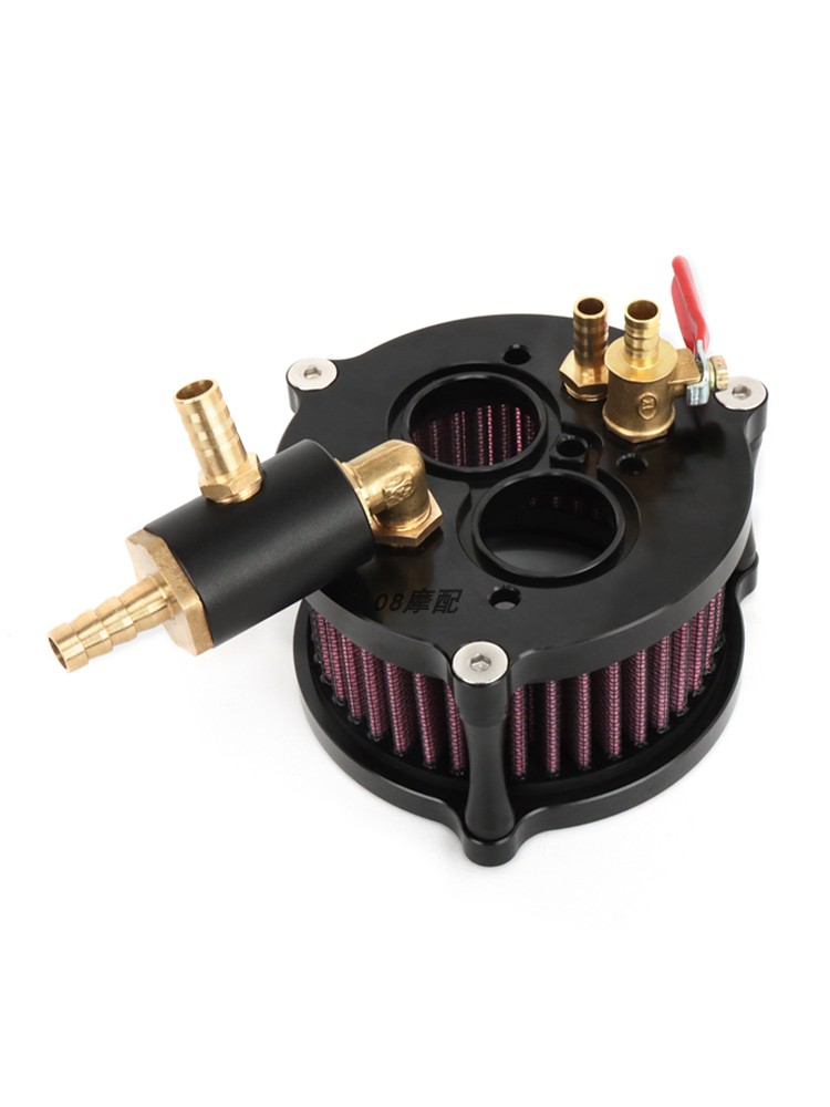 摩托车灰石300金吉拉透明空滤闪300滤清器gv300空气滤芯改装加灯 - 图2