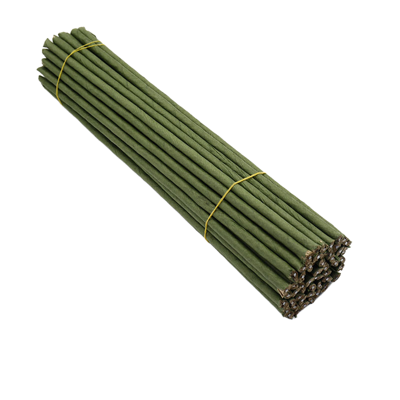 2号8号绿色咖啡色钢丝纸包花杆制作丝网花叶脉花仿真花杆永生干花 - 图3