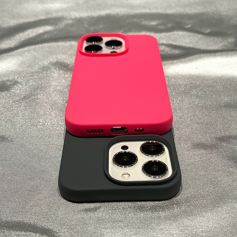 超火半包肤感磨砂适用iphone17promax苹果手机壳15pro新款14p情侣16软壳13小众简约16promax创意17全包手机套 - 图3