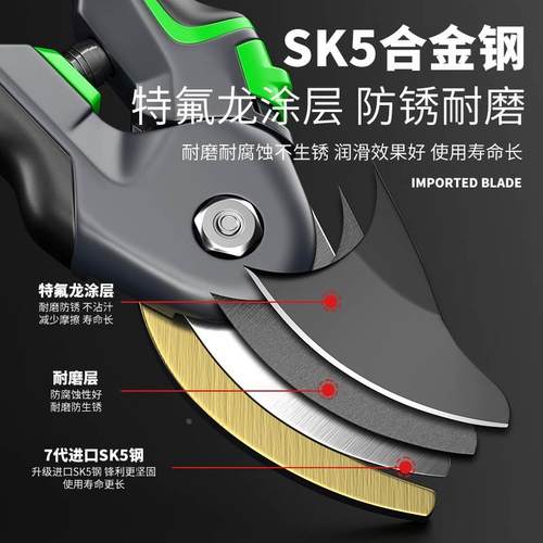 园艺剪刀果树修枝修剪树枝专用花艺枝剪子剪枝园林工具花剪修枝剪 - 图1