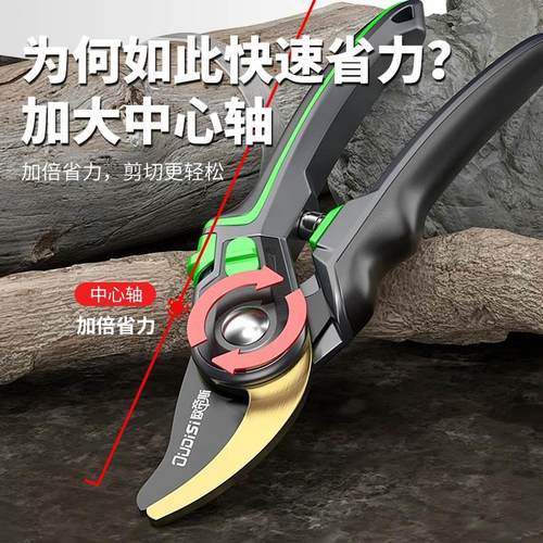 园艺剪刀果树修枝修剪树枝专用花艺枝剪子剪枝园林工具花剪修枝剪 - 图0