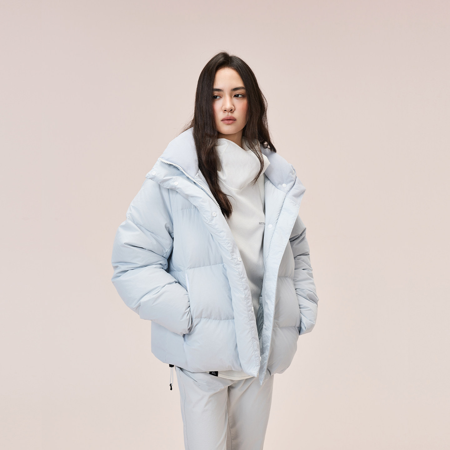 又见高山MetaMount 冬季新品鹅绒羽绒服蓝色工装短款外套户外女,淘宝优惠券,粉丝福利购,淘宝优惠卷