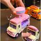 Magnetic alloy ice cream burger car toys