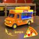 Magnetic alloy ice cream burger car toys