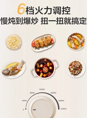 苏泊尔电磁炉家用小型迷你多功能圆形电池炉灶火锅官方正品旗舰店