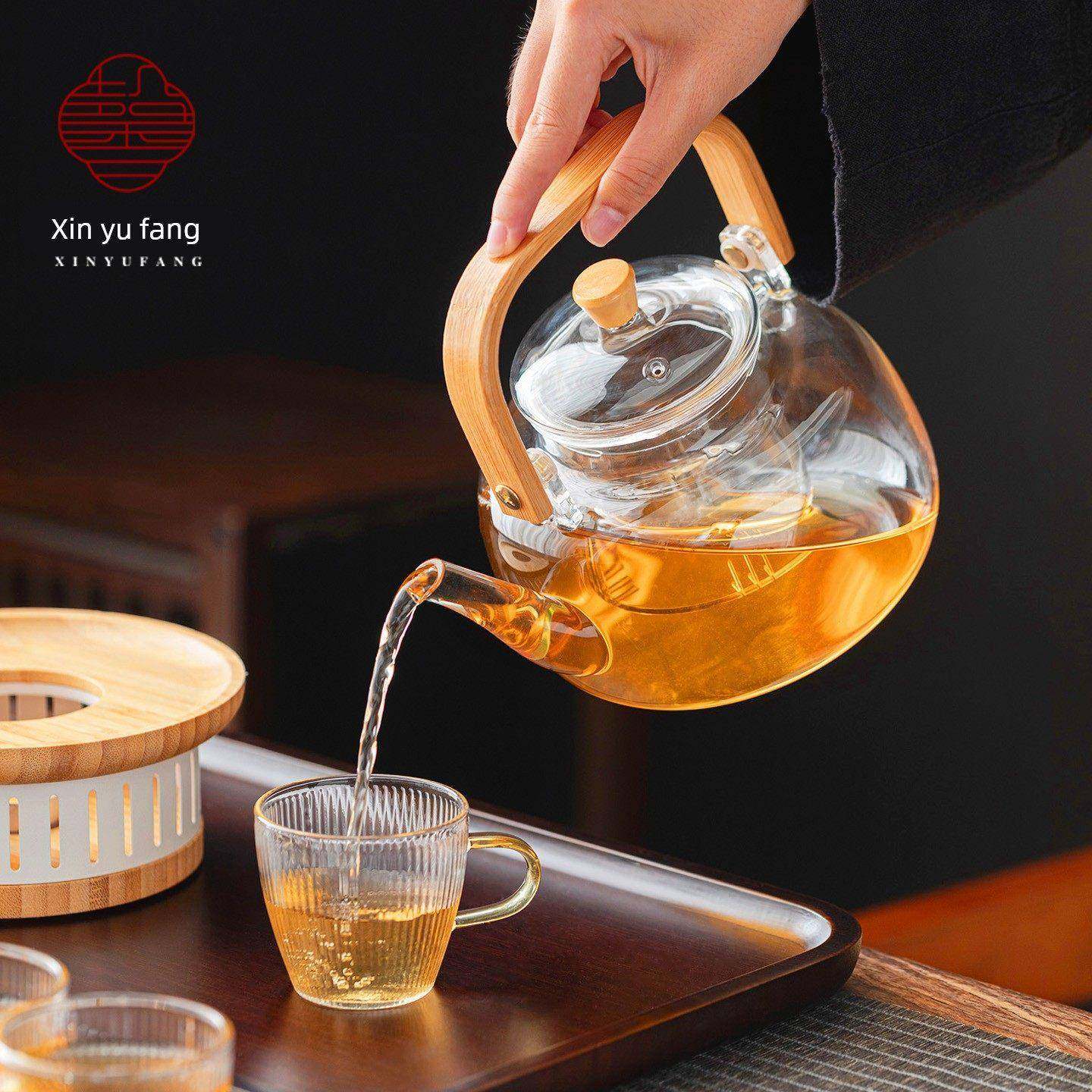 简约百搭玻璃花茶温茶UNB炉套装家壶用养生梁壶蜡提烛围炉茶煮杯,淘宝优惠券,粉丝福利购,淘宝优惠卷