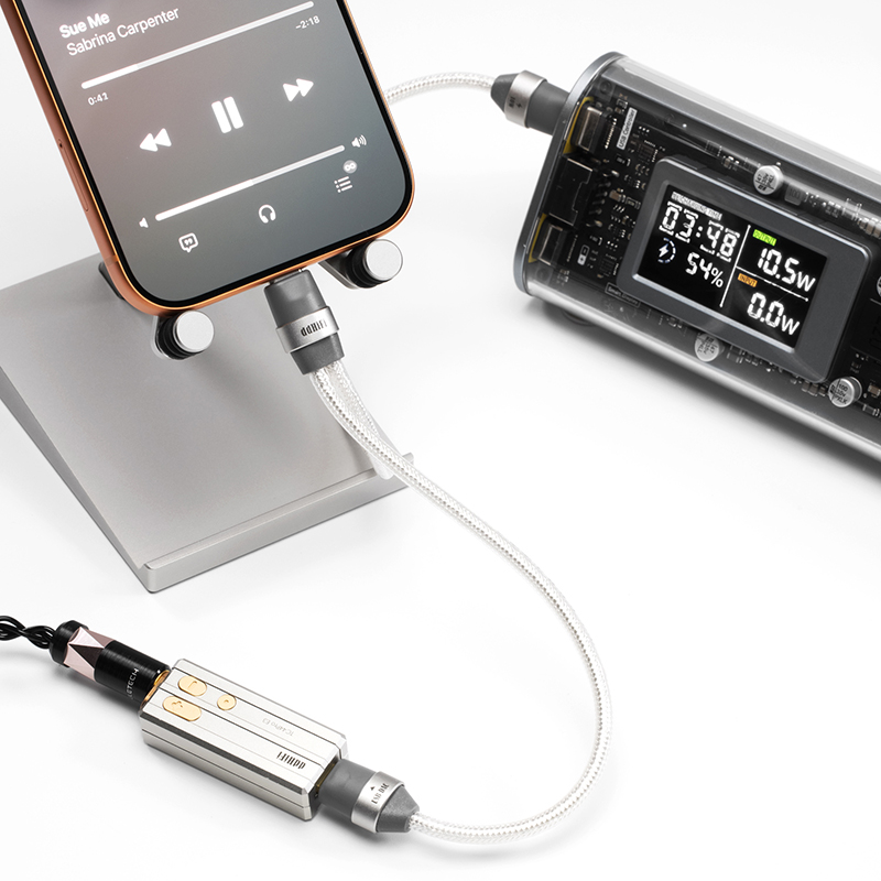 ddHiFi TC05M3 双USB-C插头OTG解码音频信号线带充电二合一TypeC - 图1