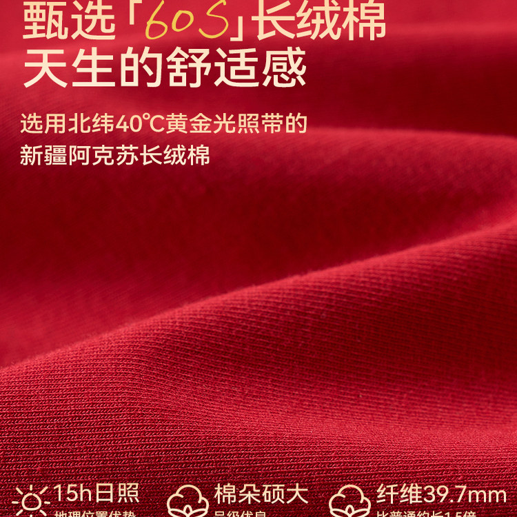 男童本命年红色内裤纯棉12岁男孩子小学生袜子内衣服套装新年礼物,淘宝优惠券,粉丝福利购,淘宝优惠卷