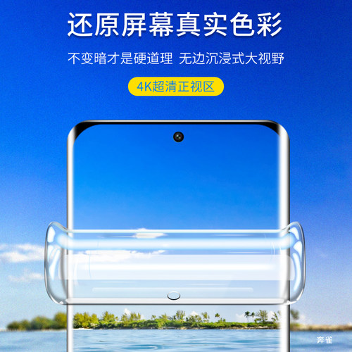 奔雀适用OPPOA1Pro手机膜高清护眼抗蓝光A1钢化水凝膜A1x全屏防窥膜A1s全胶防偷窥A1i保护隐私OPPO防摔保护膜 - 图1