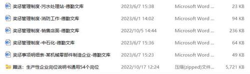 员工奖惩管理规定奖惩制度奖惩工作条例德勤文库 - 图1