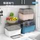 Kitchen countertop bowl and chopstick storage box drain drying rack plastic household cupboard double-layer bowl storage box
