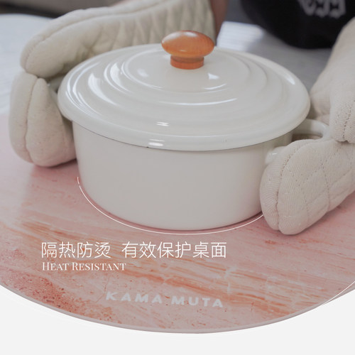 KAMAMUTA家庭宠物通用大小组合猫狗喂食硅胶垫防滑隔热耐脏餐垫 - 图3