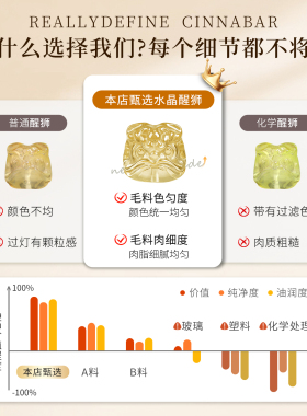 天然水晶醒狮散珠正品草莓晶水晶隔珠DIY饰品串珠子配件秋季挂件