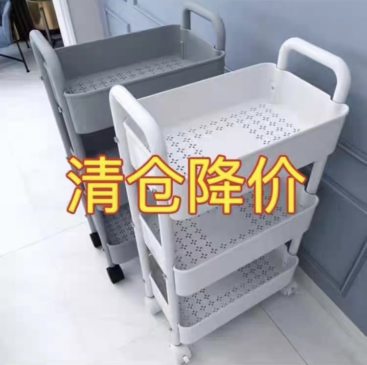 理发店柜子仪器工具台美发店剪发工具柜美容院专用小推车置物架子 - 图0