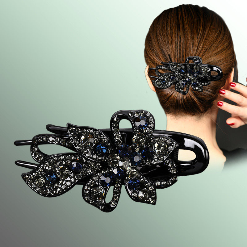 后脑勺发夹女中老年妈妈复古鸭嘴夹头饰碎发发饰盘头发发卡水鱼夹,淘宝优惠券,粉丝福利购,淘宝优惠卷