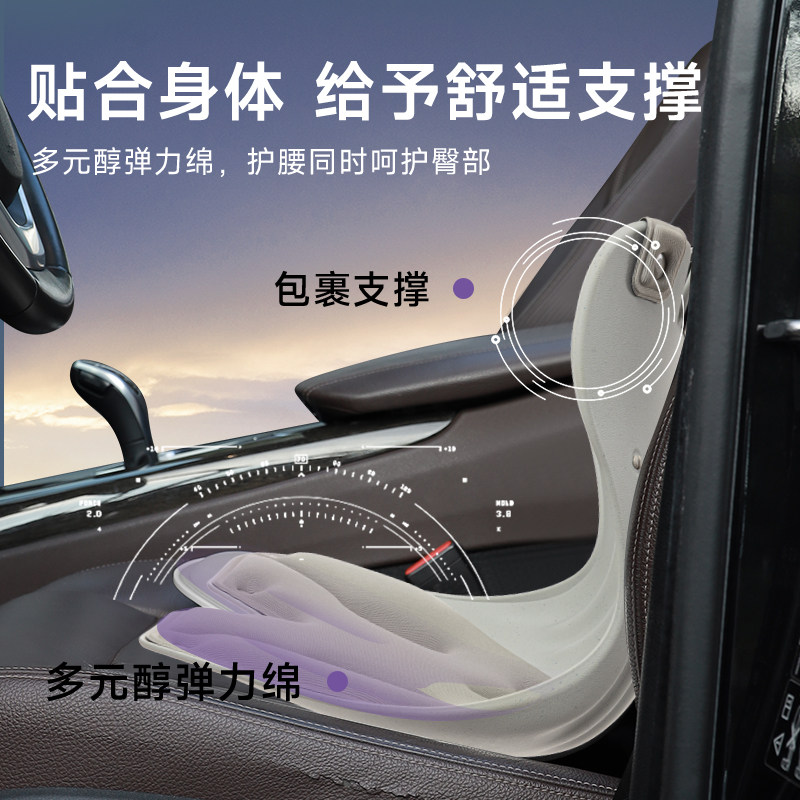 bkt汽车坐垫腰部靠枕车用车载靠垫座驾专用护腰椅垫贴合开车舒适,淘宝优惠券,粉丝福利购,淘宝优惠卷