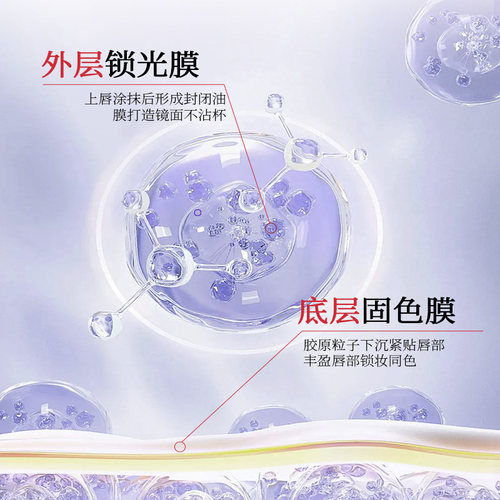 丰盈抗皱淡纹变色唇部精华油滋润千人千色欧若风春夏唇部精华液 - 图2