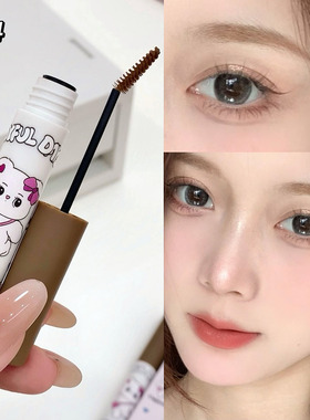布偶熊染眉膏浅色野生眉自然立体防水持妆不易脱色不易晕染眉笔