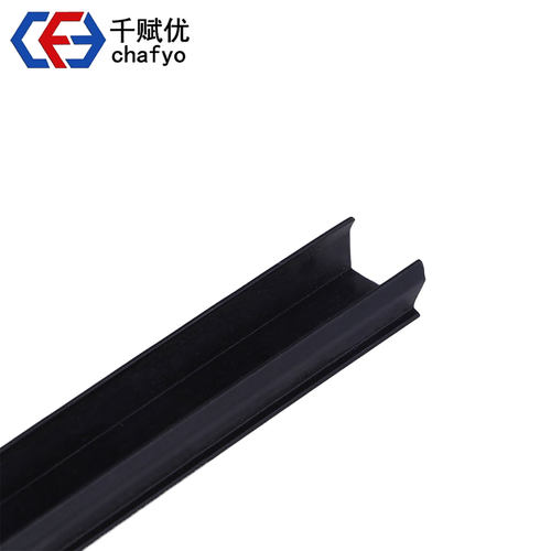 铝型材封条平封条槽条装饰条胶条铝合金压条4040收口条PP材质 - 图1