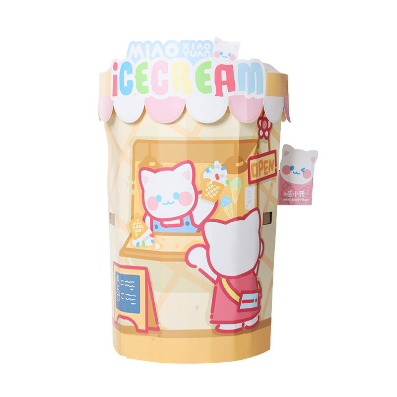 喵小元|甜品屋猫抓桶三层立式猫抓板猫窝一体四季通用瓦楞磨爪板,淘宝优惠券,粉丝福利购,淘宝优惠卷