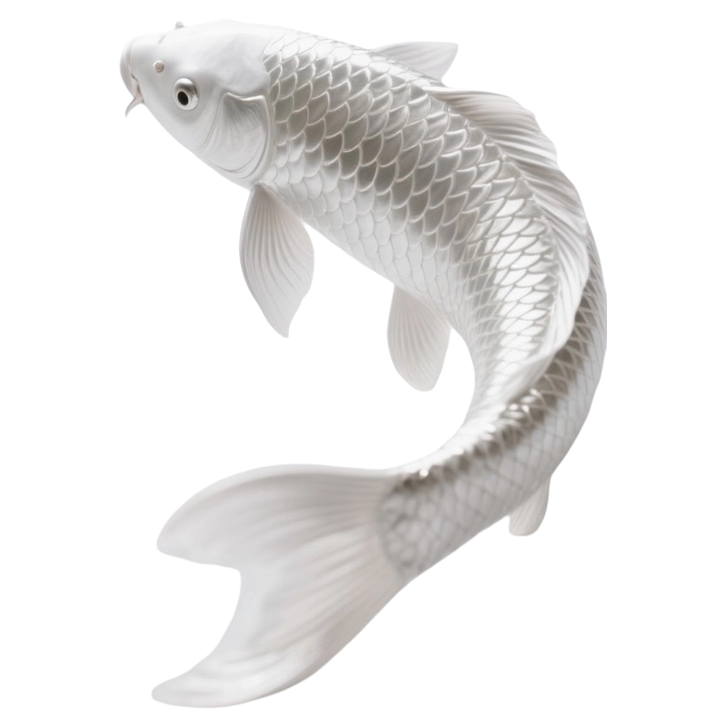 纯种耐寒白金锦鲤冷水观赏鱼易存活纯种锦鲤鱼苗鱼缸好养起运 - 图3