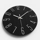 Silent and elegant minimalist style wall clock for bedroom and living room