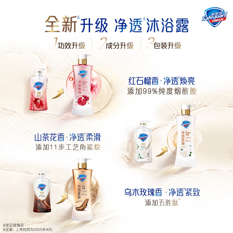 【李佳琦年货预售美妆节】舒肤佳净透沐浴露红石榴沐浴乳液570g*3,淘宝优惠券,粉丝福利购,淘宝优惠卷