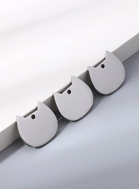 猫牌吊坠宠物猫牌狗牌防丢铭牌吊坠空白跨境激光雕刻名字牌不锈钢