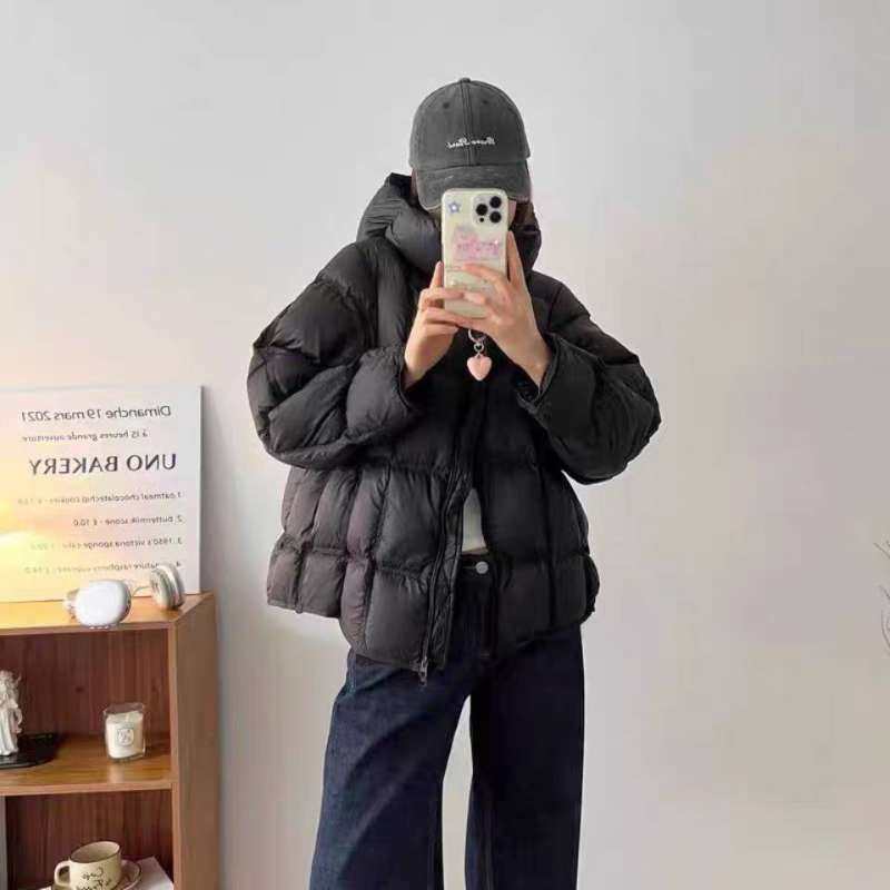 2025新款超软轻薄棉服女短款云朵泡芙连帽方块韩版宽松棉服女外套,淘宝优惠券,粉丝福利购,淘宝优惠卷