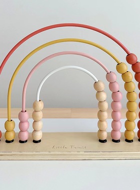 绕珠装饰品珠算架现代轻奢