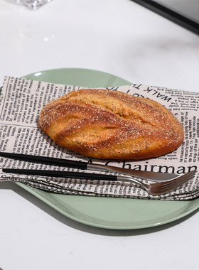 样板房厨房摆件样板间橱柜装饰品餐桌真花食物面包捣蒜器装饰画