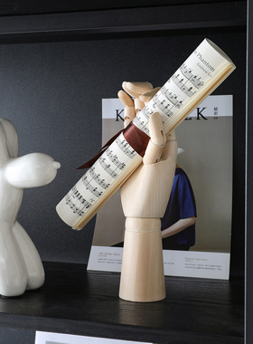 样板房间女孩房衣帽间装饰品摆件书架陈件独角兽儿童房小挂饰现代