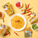 Vietnam imported instant noodles cheese salted egg yolk flavor