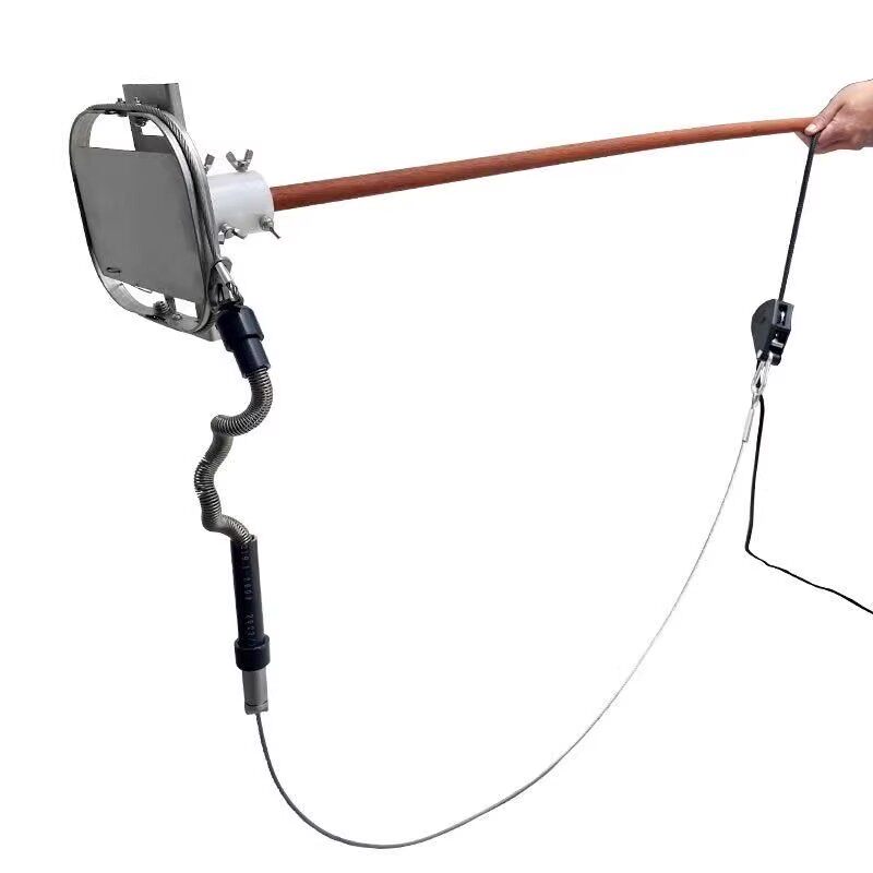 新款304不锈钢k抓猪套猪嘴套套猪防冲防咬全自动套嘴神器兽用 - 图1