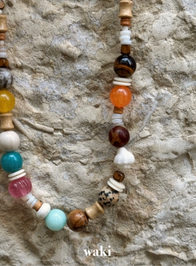 waki 斐济夏日 Fiji Summer 度假感彩色春夏串珠项链