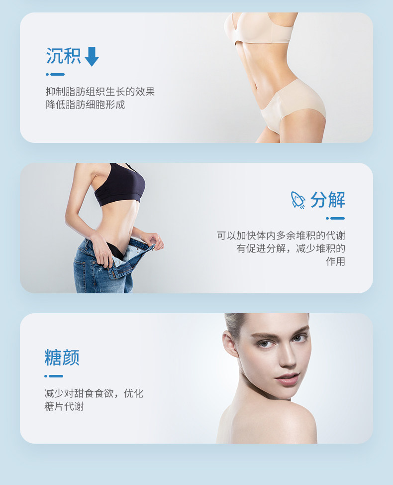 3瓶*内脏分解燃脂提高纤体丸 warnke女性健康海外酵素