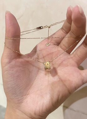 法国coopkoops925银繁星小蛮腰项链女精致古法拉丝轻奢高级感吊