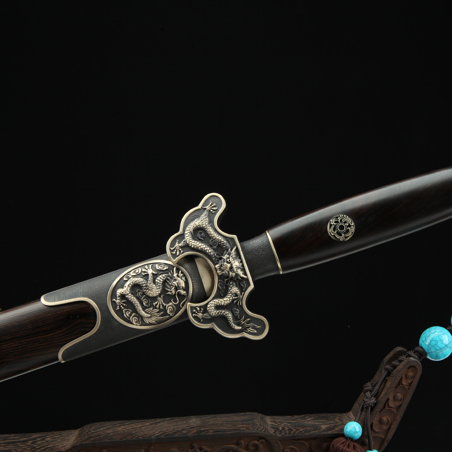 龙泉市刀剑花纹钢八面硬清剑一体传统唐剑影视长剑工艺摆件未开刃,淘宝优惠券,粉丝福利购,淘宝优惠卷