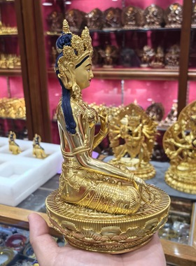 白度母/白度姆/度母/卓玛/扎那巴扎尔度母/21cm金铜佛像梵天藏传