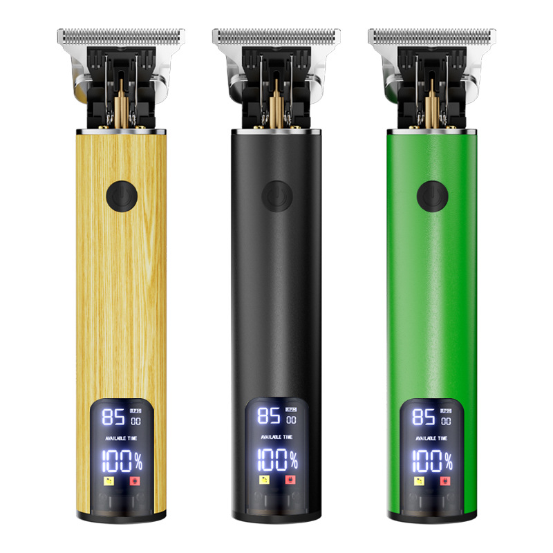 新款电动理发器 剃头理发专用电推子T9油头推剪光头神器厂家跨境