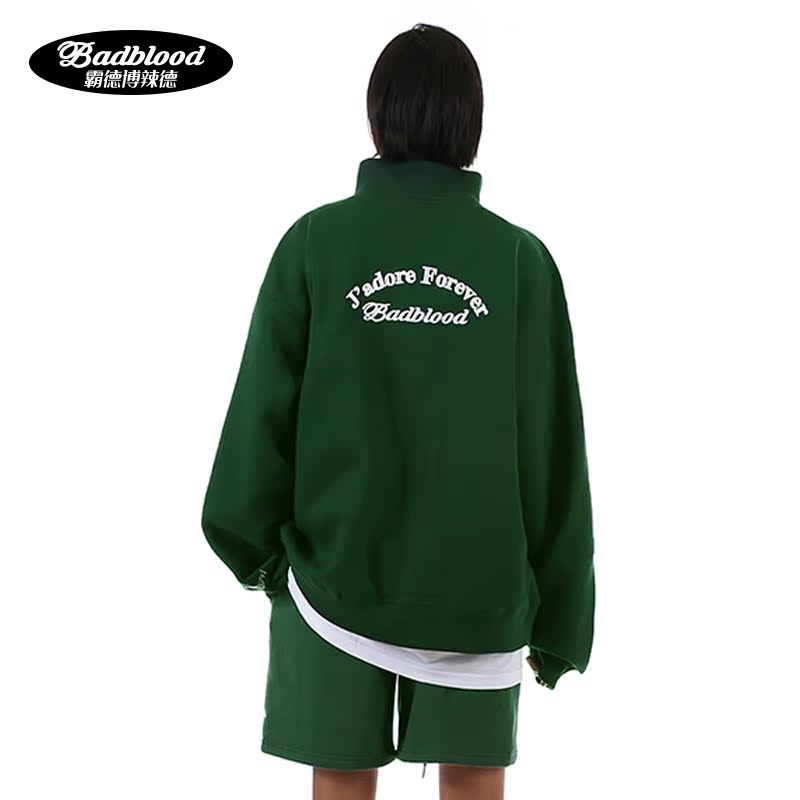 badblood立领拉链新款2022爆款卫衣 霸德博辣德卫衣/绒衫