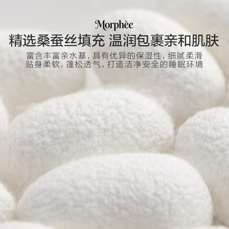 德国天然蚕丝枕头护颈椎助睡眠成人颈椎专用护颈枕双层填充枕头芯,淘宝优惠券,粉丝福利购,淘宝优惠卷