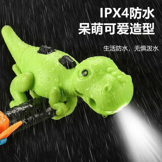 儿童自行车夜骑灯铃铛超响通用单车喇叭动态投影灯平衡车装饰配件